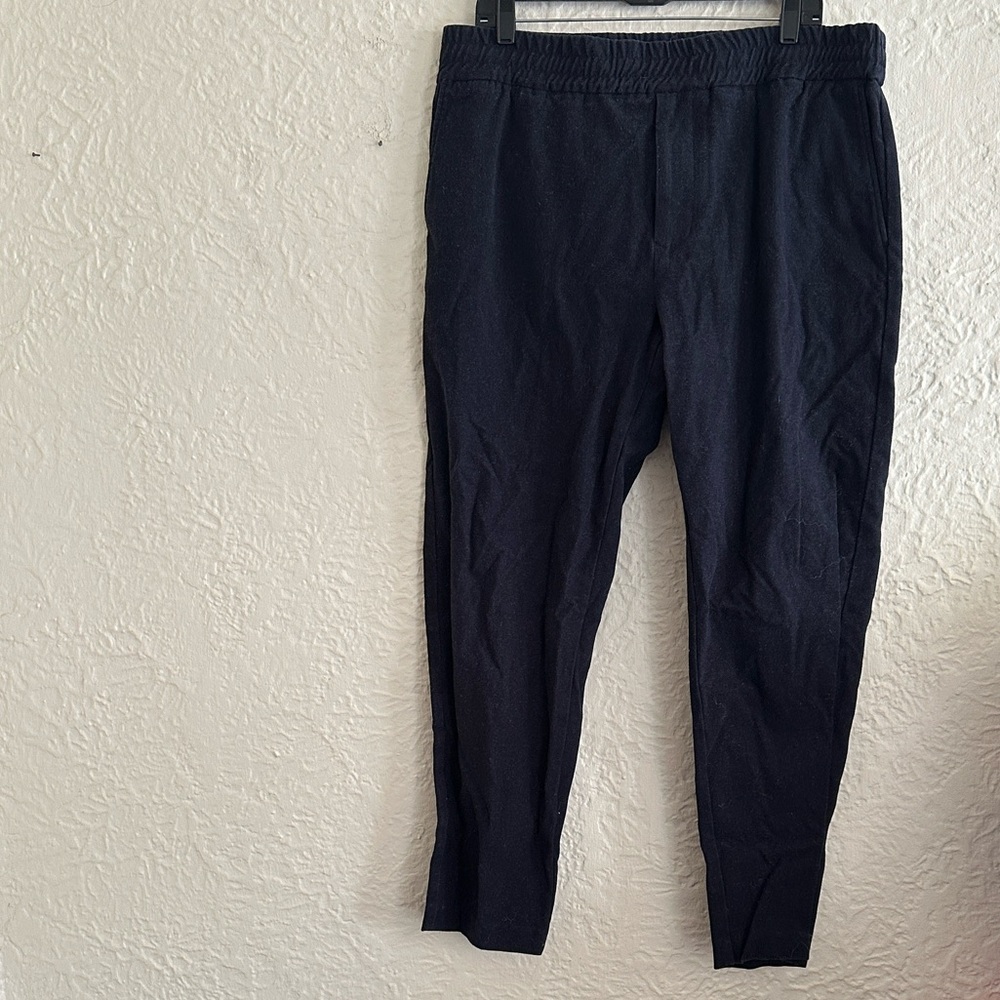 Baldwin Dark Navy Blue Elastic Waist Pull On Trouser XL